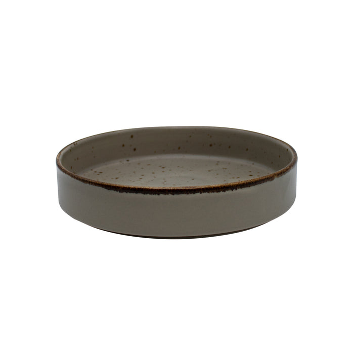 Plato Hondo Apilable 20 cm Gris Avola Artisan