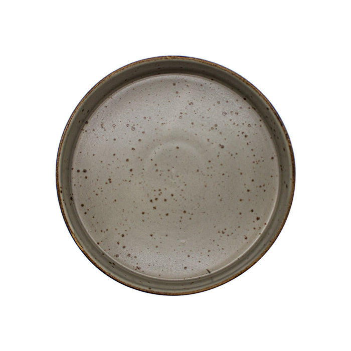 Plato Hondo Apilable 20 cm Gris Avola Artisan