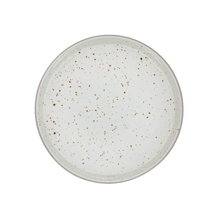 Plato Hondo Apilable 20.2 cm Blanco Cove Artisan