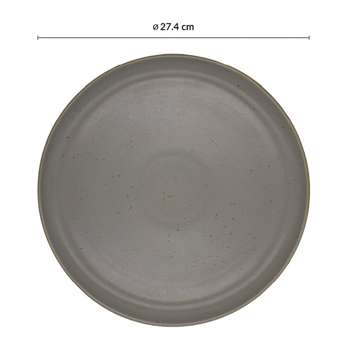 Plato Coupe 27.4 cm Gris Avola