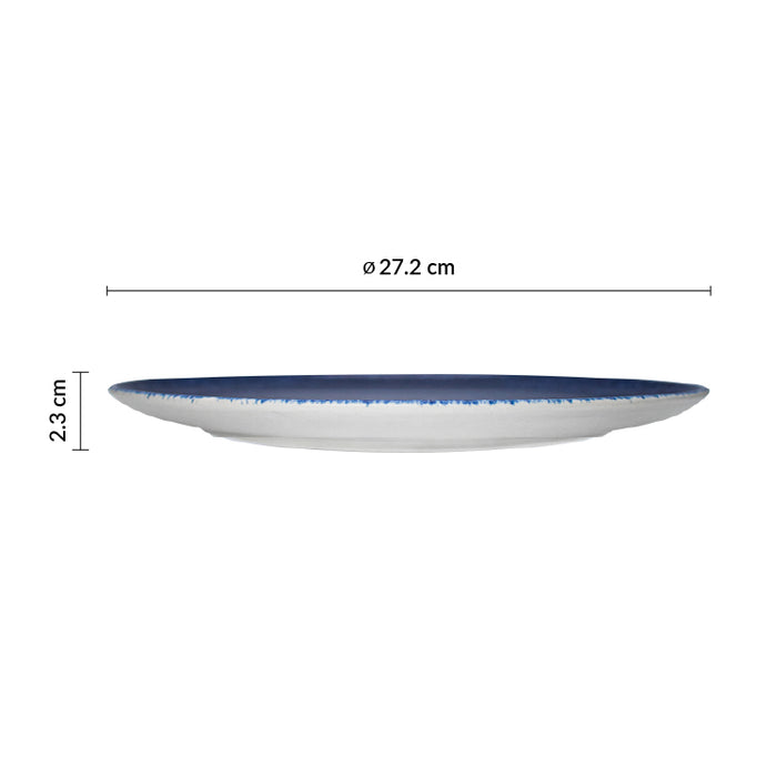 Plato Coupe 27.2 cm Azul Forio