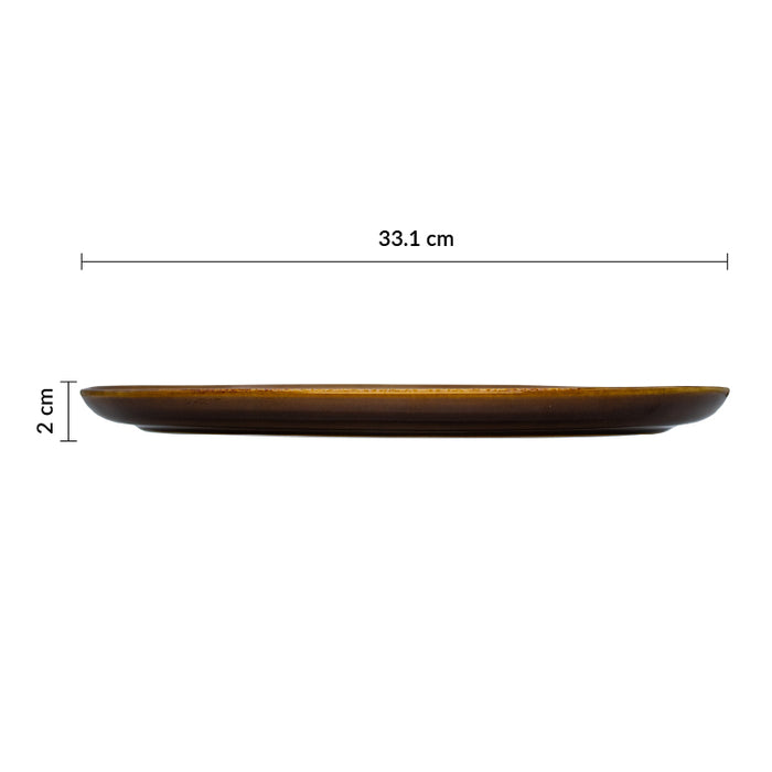 Plato Oval 33.1 cm Artisan Arica