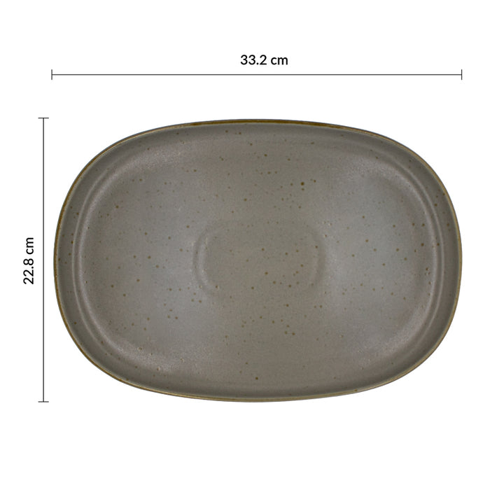 Plato Oval 33.2 cm Artisan Avola