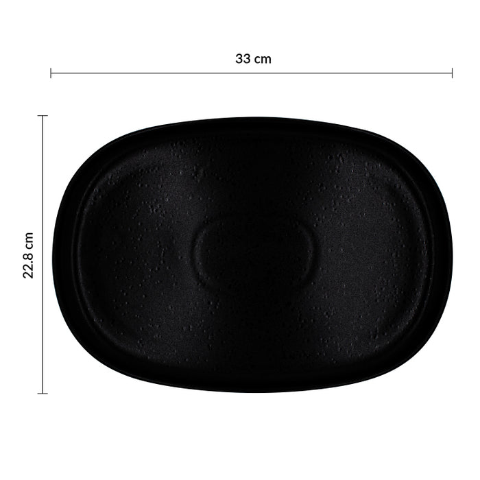 Plato Oval 33 cm Artisan Taba