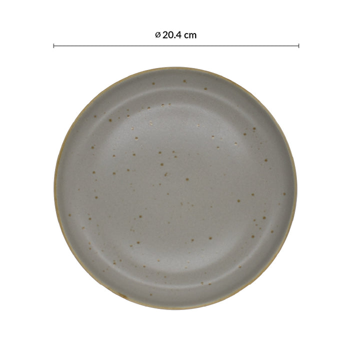 Plato Coupe 20.4 cm Gris Avola