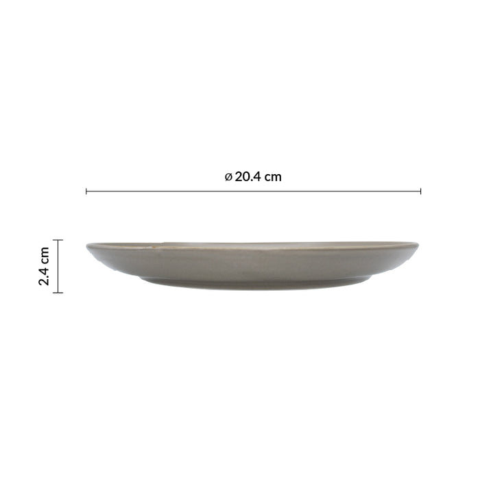 Plato Coupe 20.4 cm Gris Avola