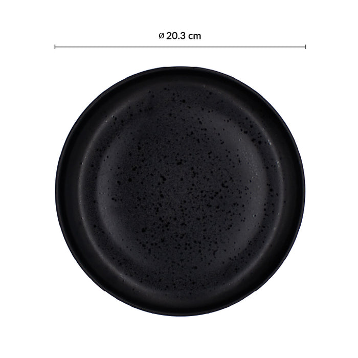 Plato Coupe 20.3 cm Negro Taba