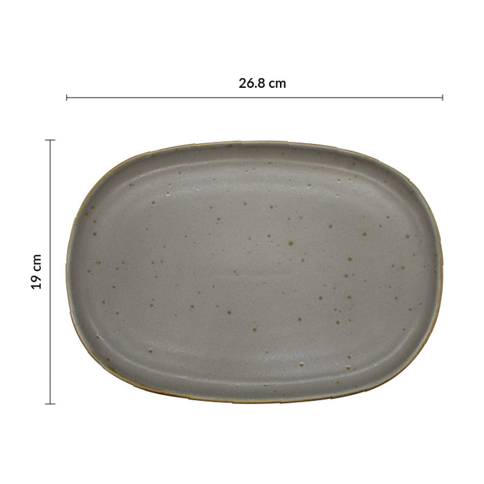 Plato Oval 26.8x19 cm Artisan Avola