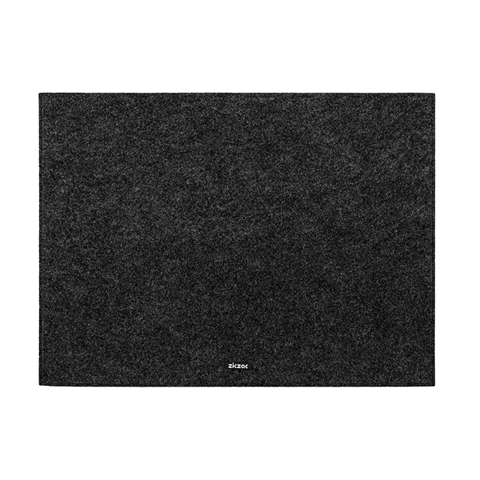 Manteleta Rectangular 33 X 45 Cm Poliester Gris Oscuro Nuno