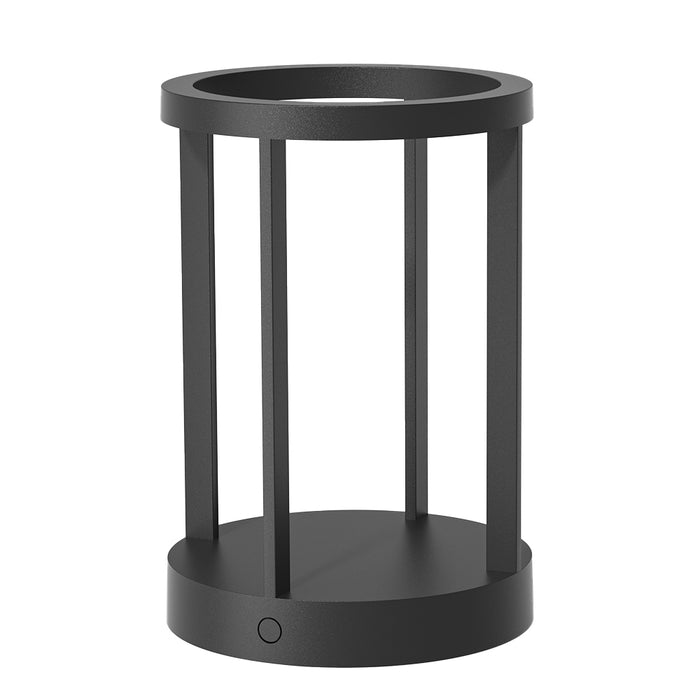 Lampara P/Mesa Luz Led Recargable 25 x 17cm Gris Core