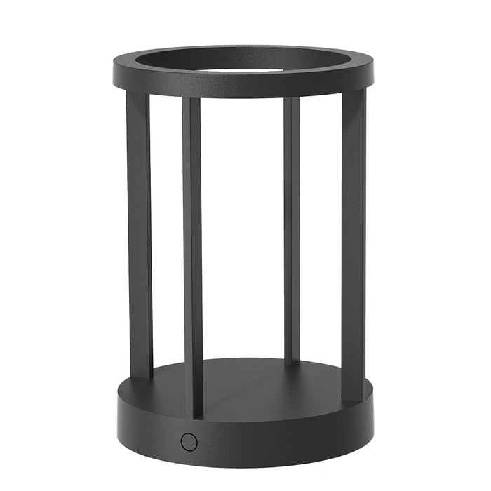Lampara P/Mesa Luz Led Recargable 25 x 17cm Gris Core