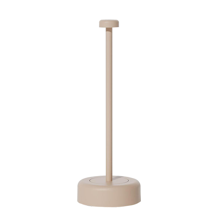 Lampara P/Mesa Luz Led Recargable 28.1 x 9.8cm Beige Deco