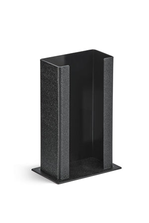 Dispensador De Protectores Para Vasos 16.2x25.1x12.2cm Plastico Negro