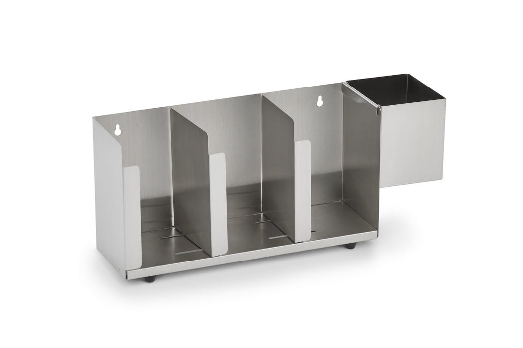 Organizador P/Tapa C/Tres Compartimentos 39.4x12.9x20.3 Acero Inoxidable