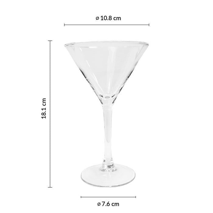 Copa Martini 7 Oz (208ml) Vidrio Cocktail