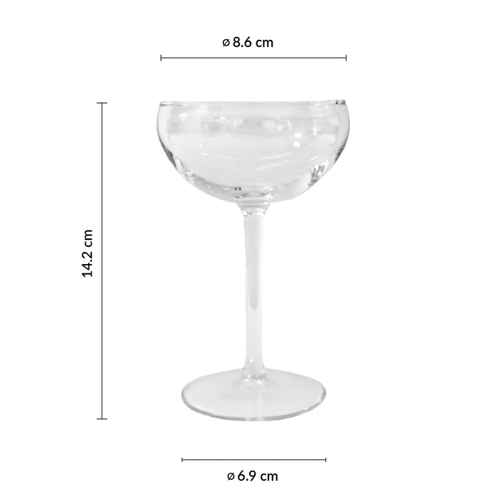 Copa Cocktail 5 3/4 Oz (170ml) Vidrio Koshu