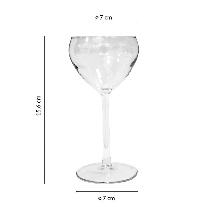 Copa Nick & Nora 5 1/4 Oz (155ml) Vidrio Cocktail