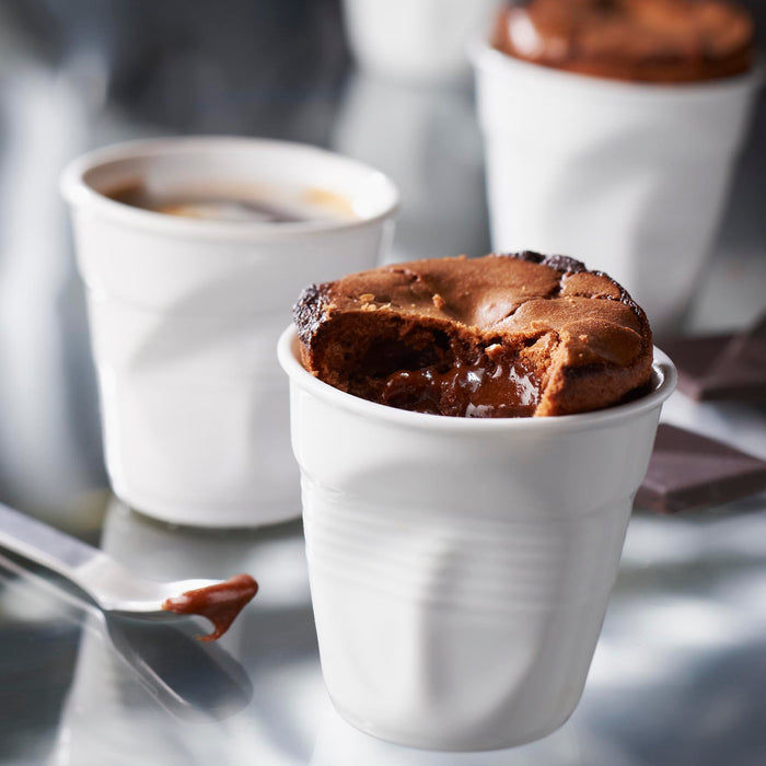 Vaso Arrugado Espresso 2 3/4 Oz (82ml) Blanco Froisses