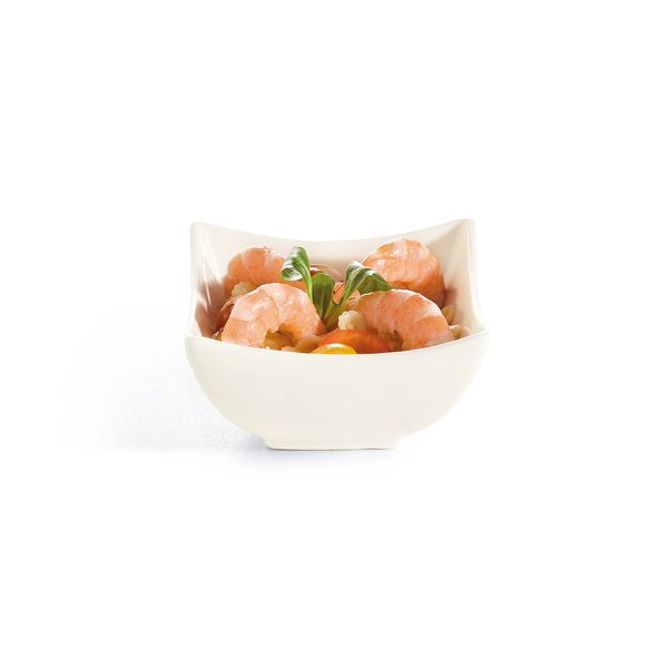 Bowl Cuadrado 4 1/2 Oz (134ml) 9 Cm Porcelana Appetizer