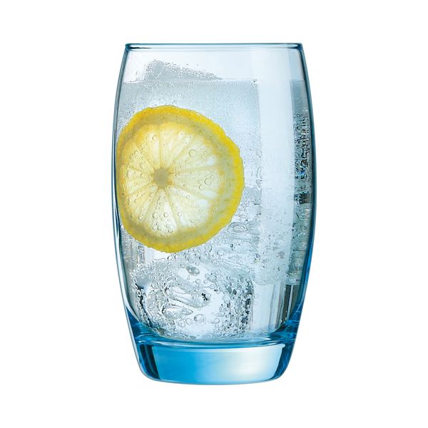 Vaso High Ball 11 3/4 Oz (326ml) Vidrio Azul Salto Ice