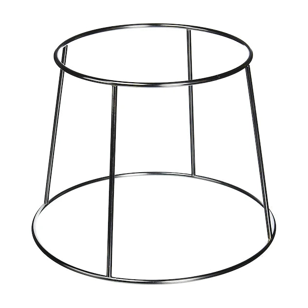 Soporte P/Fuente De Mariscos 24.5x19 cm Acero Cromado