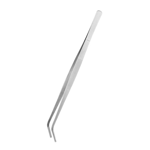 Pinza de Precision Curva P/Cocina 16 cm Acero Inoxidable