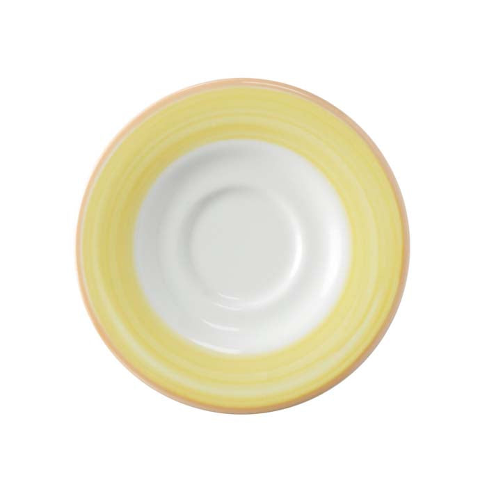 Plato para Taza Cafe 16 cm Calypso Amarillo   OUTLET