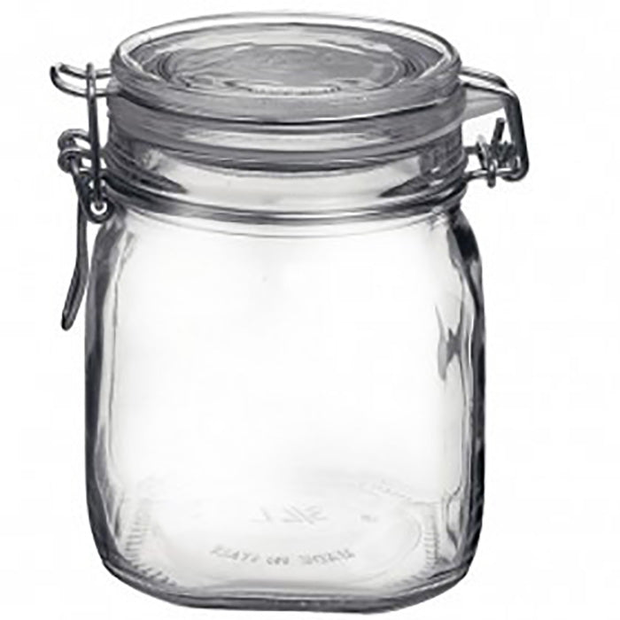 Frasco De Vidrio Con Tapa Hermetica Fido 750 ml