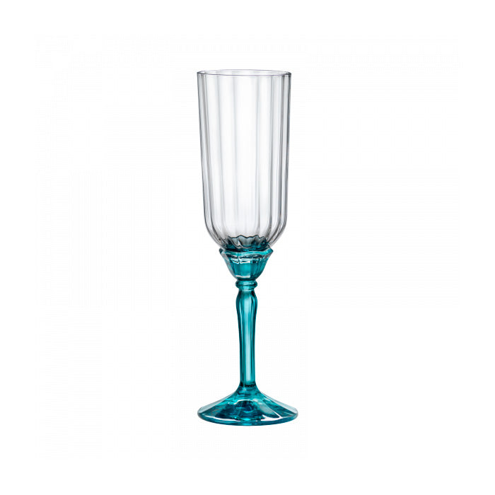 Copa Flauta 7 1/8 Oz (208ml) Florian Lucent Blue