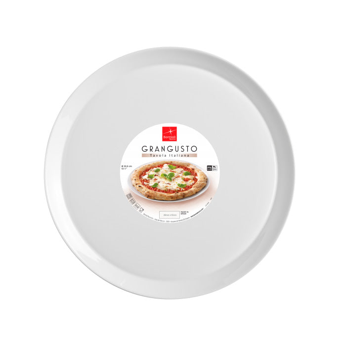 Plato Pizza 33 Cm Vidrio Opal Grangusto