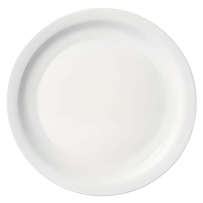 Plato Trinche 19.5 cm Vidrio Blanco Sicura Careware