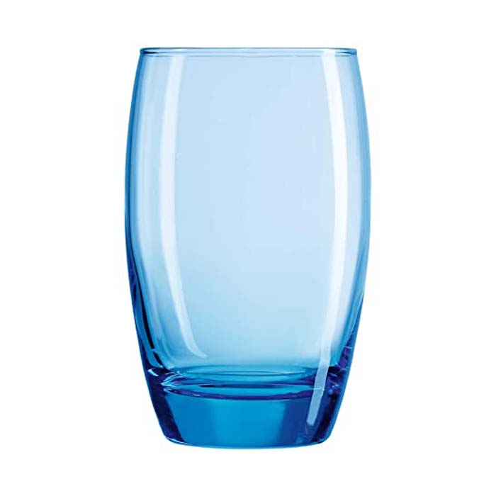Vaso High Ball 11 3/4 Oz (326ml) Vidrio Azul Salto Ice