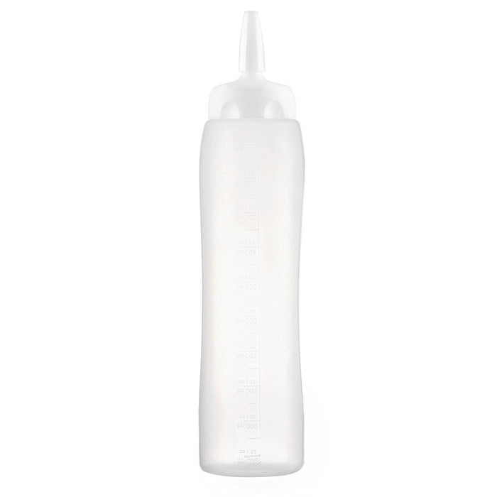 Mamila Para Salsas 1 Lt Polietileno Traslucido/Blanco