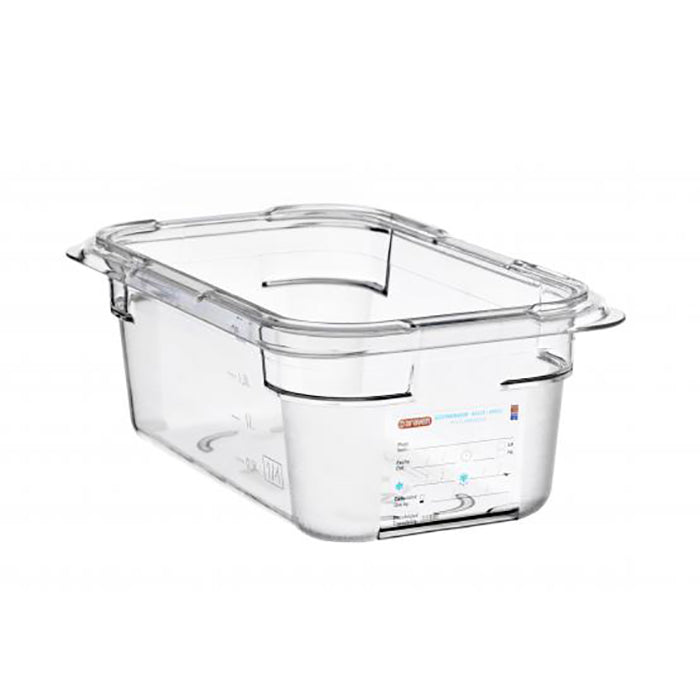 Contenedor Gn 1/4 2.8 L 26.5 X 16.2 X 10 Cm
