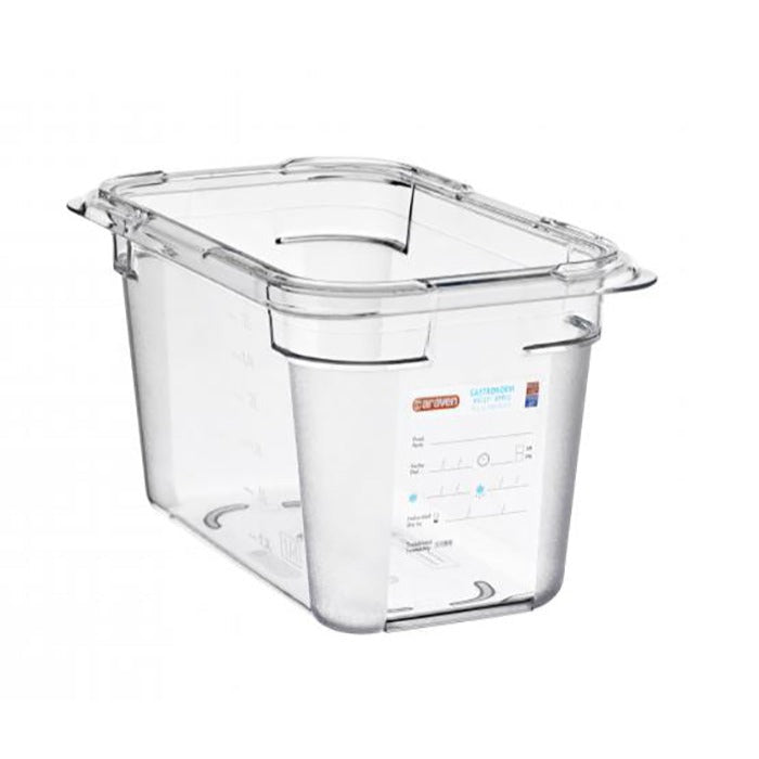 Contenedor Gn 1/4  3.7 L  26.5 X 16.2 X 15 Cm