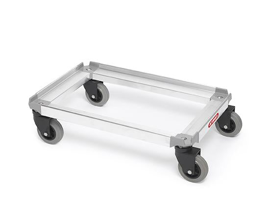 Plataforma Con Ruedas Para Contenedores GN 2/1 58 X 49 X 14 Cm Aluminio Y Abs