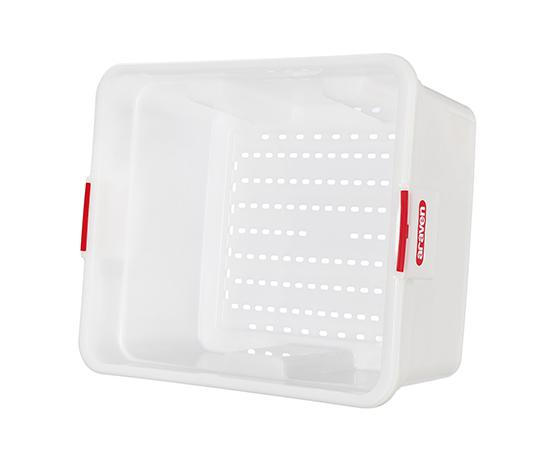 Contenedor GN 2/1 90 Lt 65 X 53 X 38 Cm Perforado Polietileno