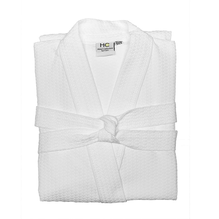 Bata De Bano Tipo Kimono Diamond Waffle