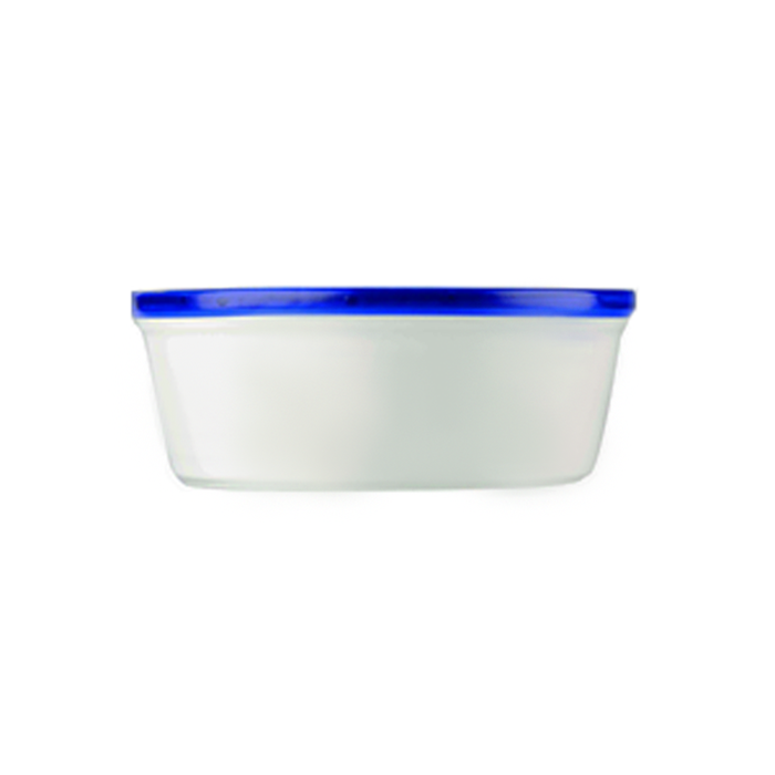 Ramekin 3 Oz (89ml) Ceramica Blanco Retro Blue