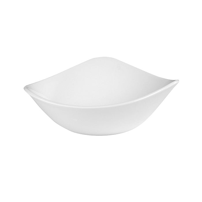 Bowl Triangular 9 Oz (267ml) 15 Cm Ceramica Blanco Lotus
