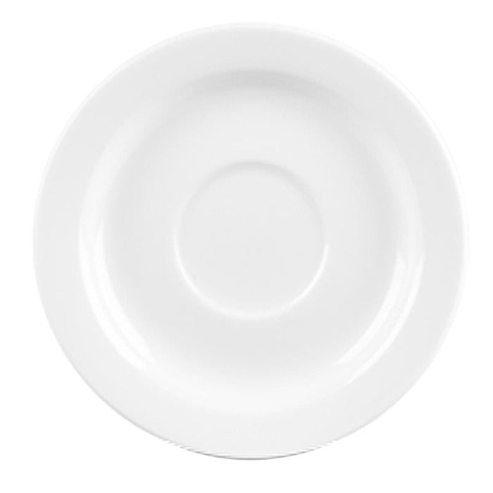 Plato Taza Cafe 15 cm Blanco Profile
