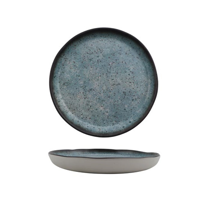 Plato Borde Alto 20 Cm Melamina Robinn Egg Blue Savor