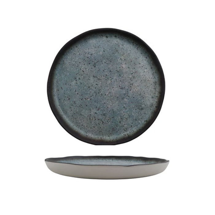 Plato Borde Alto 25 Cm Melamina Robin Egg Blue Savor