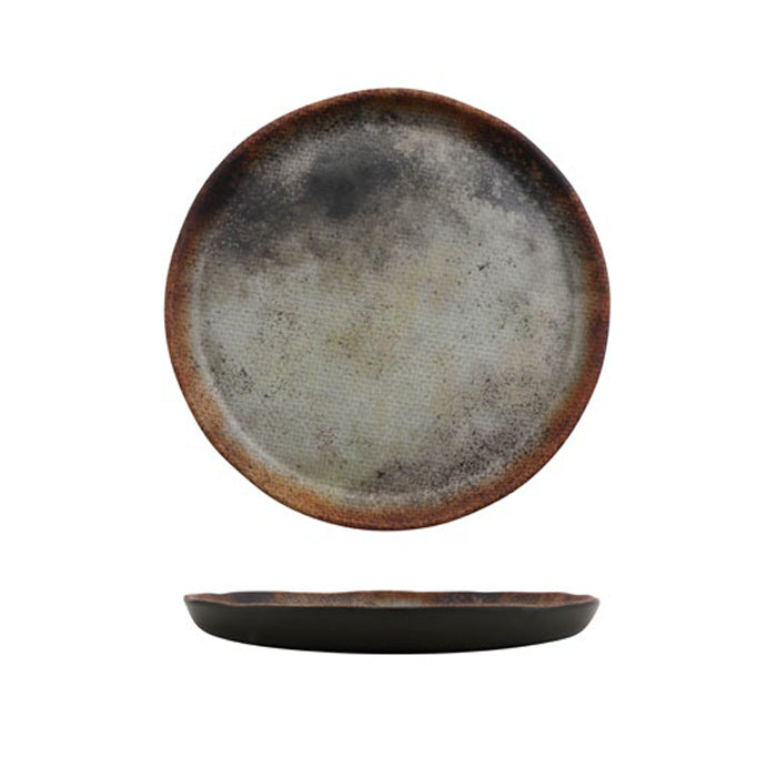 Plato Borde Alto 25 Cm Melamina Woven Savor