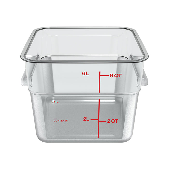 Contenedor Cuadrado  5.7 Lt 22X22X18.5 Cm