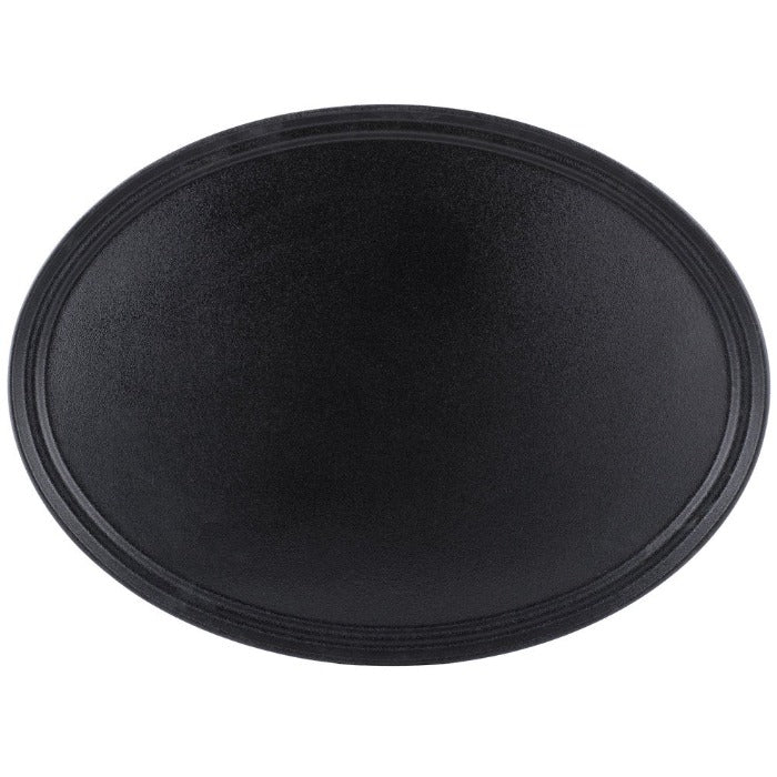 Charola Oval  Antiderrapante 59X80 Cm  Negro Griptite 2