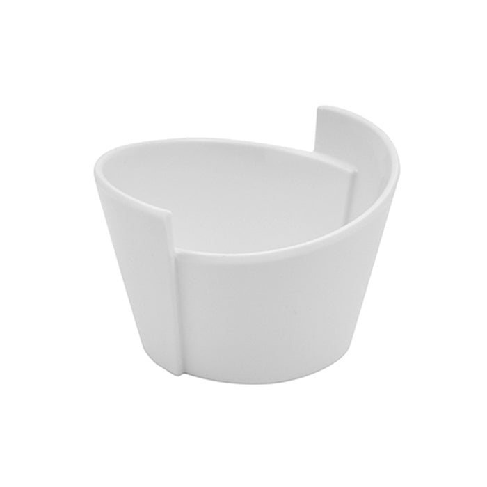 Bowl Lotus 2 Oz (60ml) Melamina Blanco Eden Miniaturas
