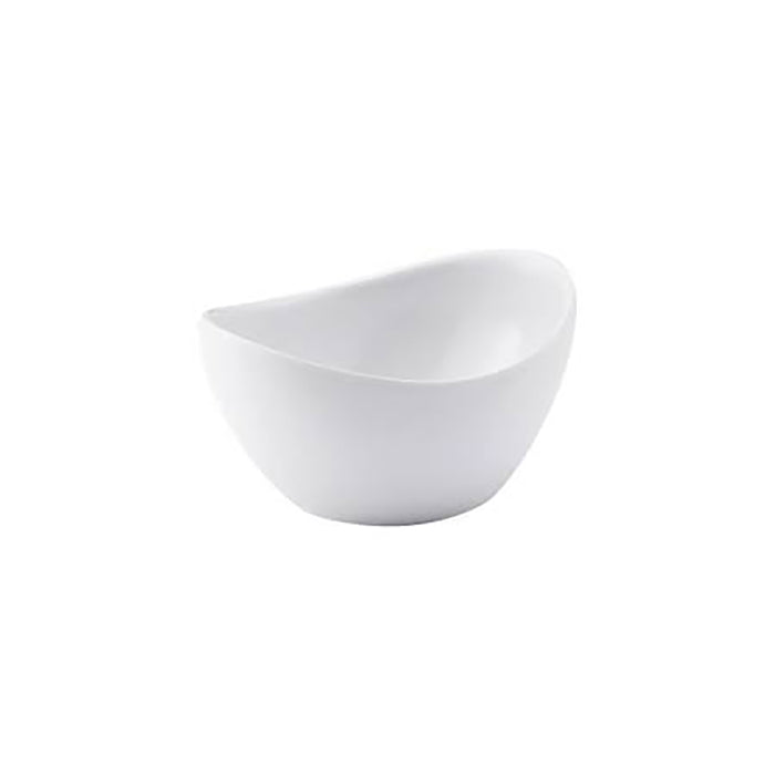 Bowl Oval 2 Oz (60ml) Melamina Blanco Brillante Reef