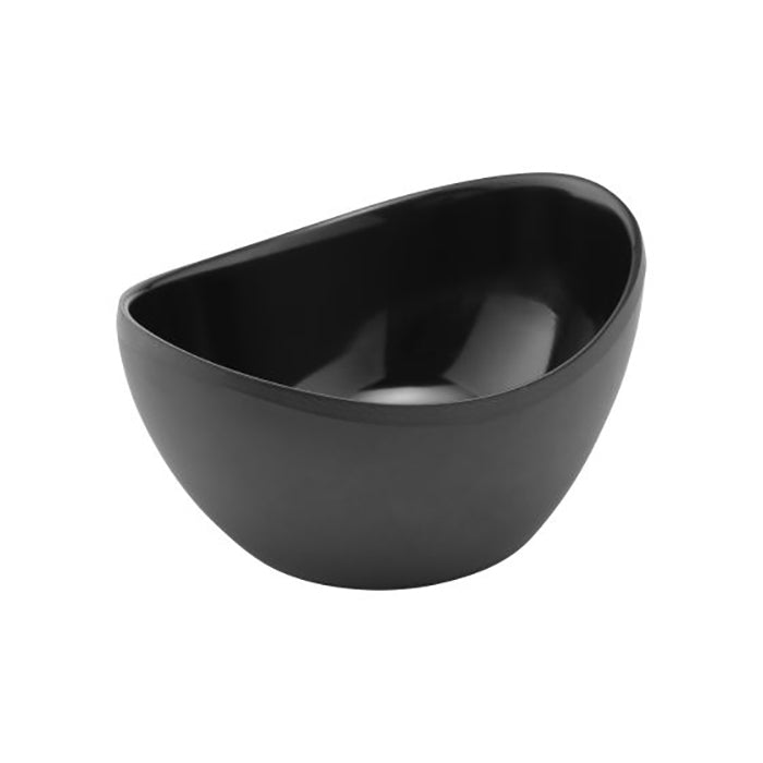 Bowl Oval 2 Oz (60ml) Melamina Negro Mate Reef