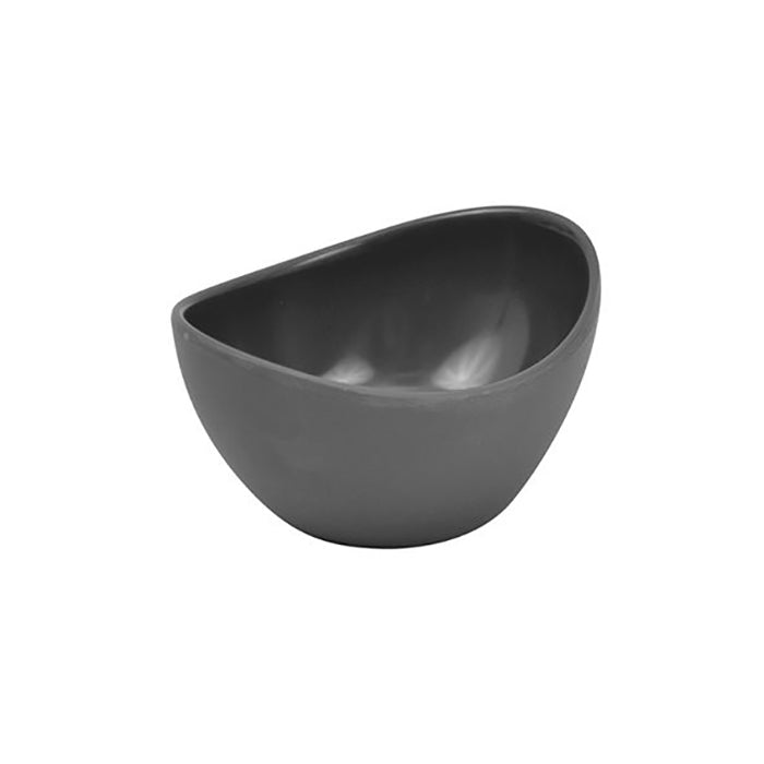 Bowl Oval 2 Oz (60ml) Melamina Gris Mate Reef